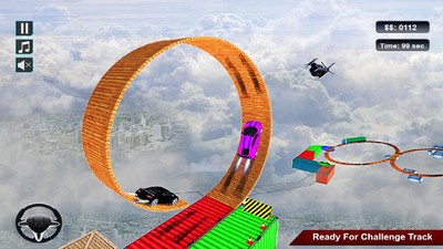 高空赛道不可能的特技竞赛3D